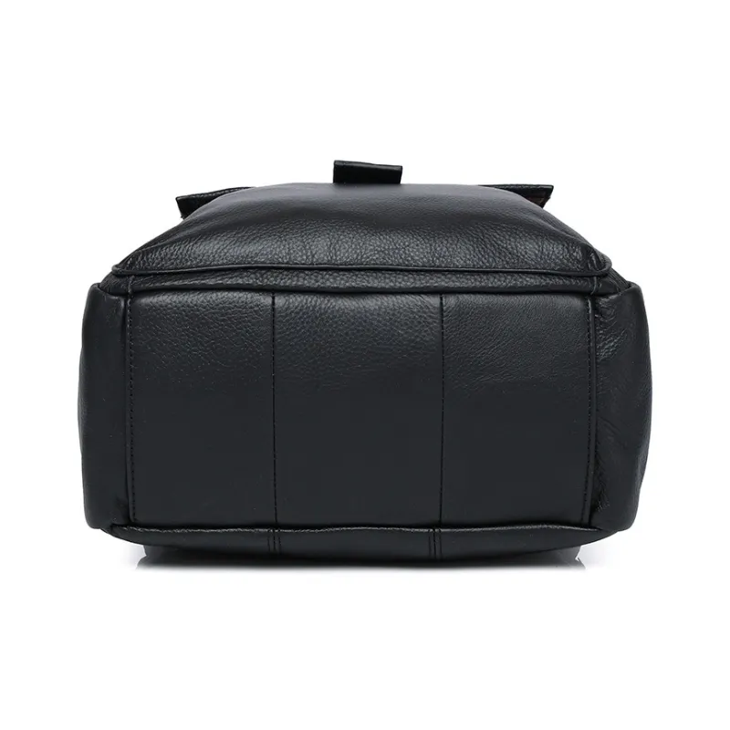 H YXIANG Cow Leather Backpack Regular Women's Multicolor-6