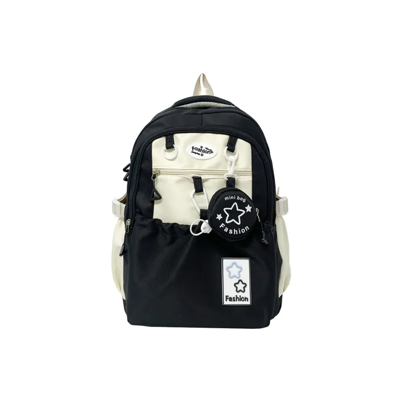 Meow In The Grass Nylon Backpack Regular Unisex Multicolor-0