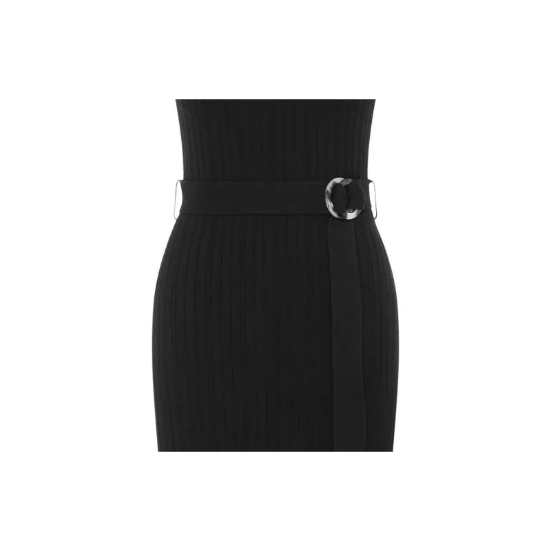 ANNA QUAN FW24 Sleeveless Dress Women's Black-6