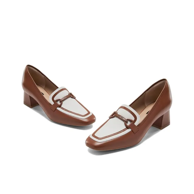 NINE WEST Chunky Heel High Heels 5cm Women's-3