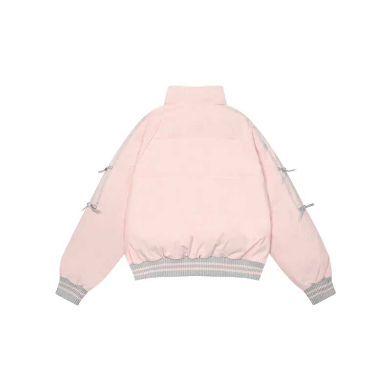 NTOT Puffer Jacket Women's Pink-1