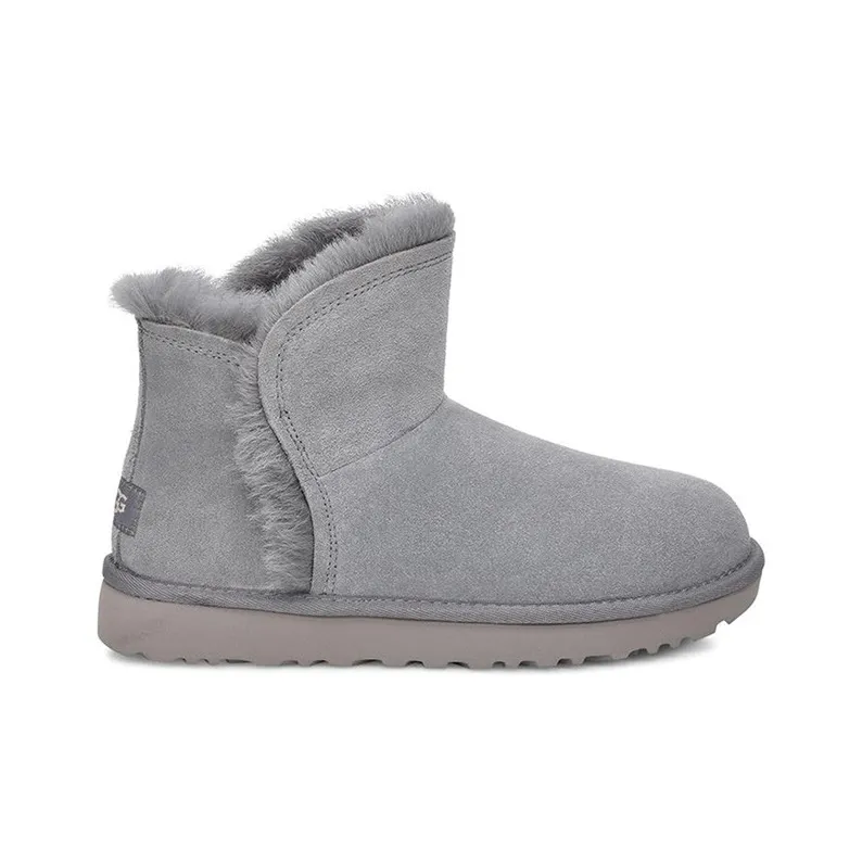 UGG Classic Mini Fluff High Low 'Blue Grey' Women's-1
