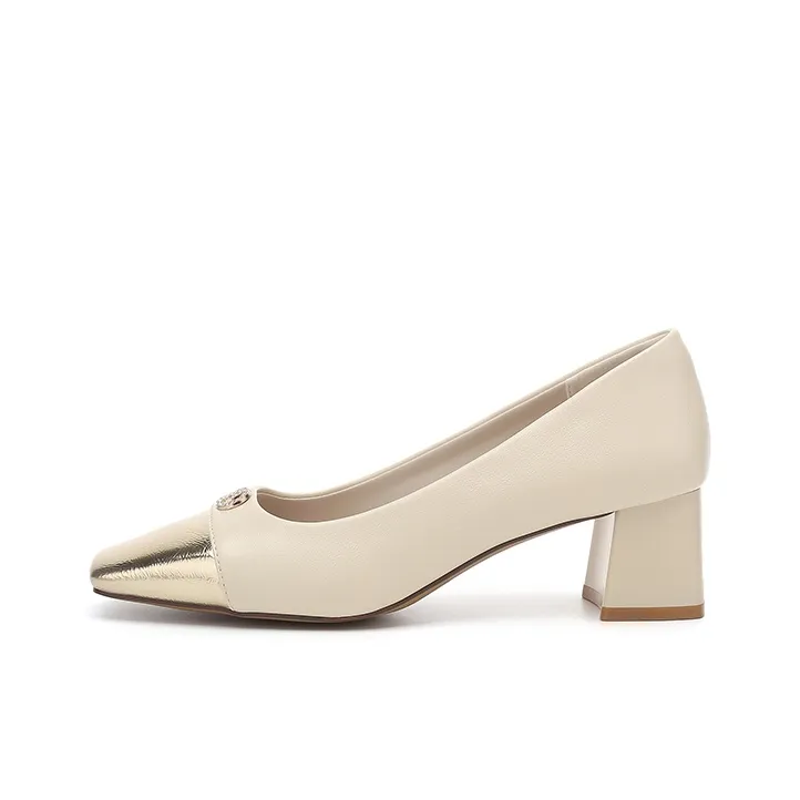 DAPHNE Chunky Heel High Heels 5cm Women's-6