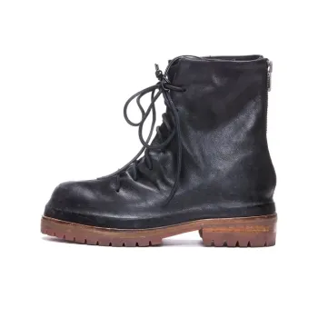 424 Lace-Up Boot 'Black Distressed'