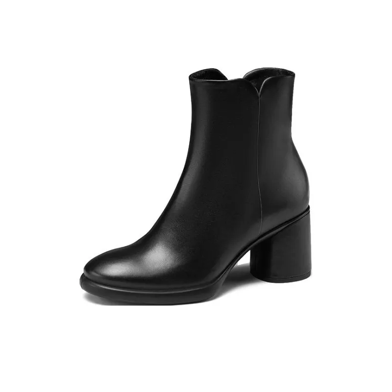 Ecco Ankle Boots 7cm Women's Black-1