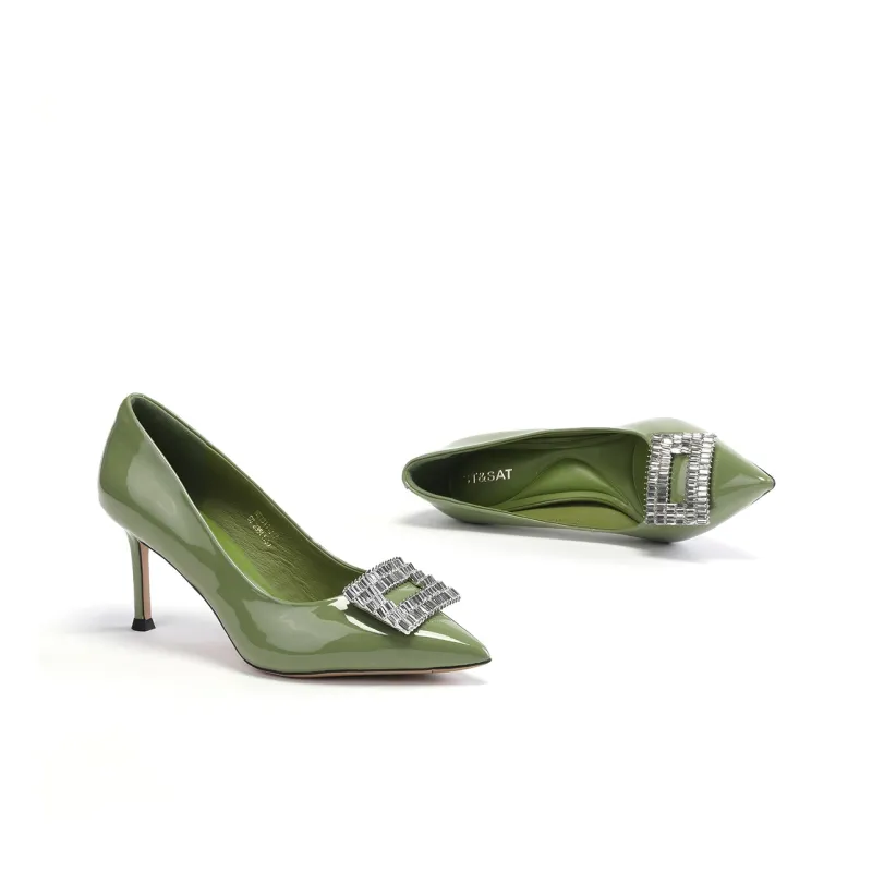 ST&SAT Slim Heel High Heels 8.3cm Women's-15