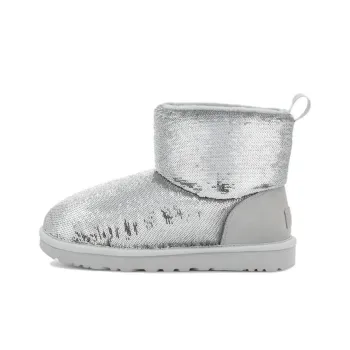 UGG Classic Mini Boot Mirror Ball Silver Women's