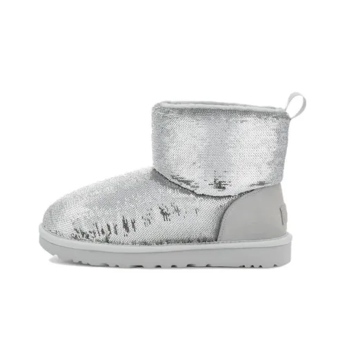UGG Classic Mini Boot Mirror Ball Silver Women's
