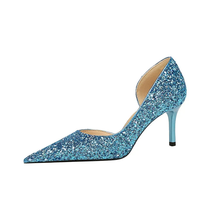 QITUMAUL Slim Heel High Heels 10.5cm Women's-6