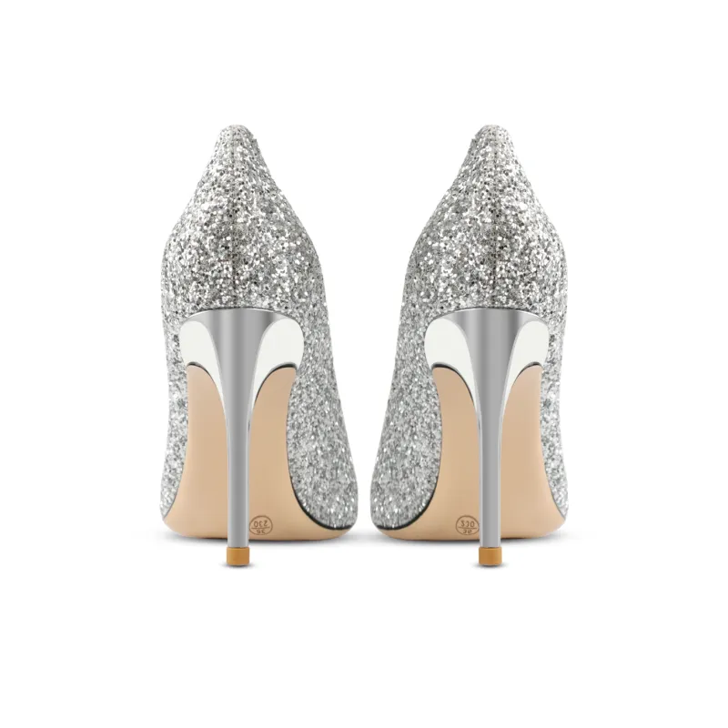 Suyymakk High Heels Women's Silver-2