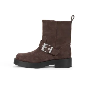 CHARLES&KEITH Small Ck Ankle Boots 4cm Women's Multicolor