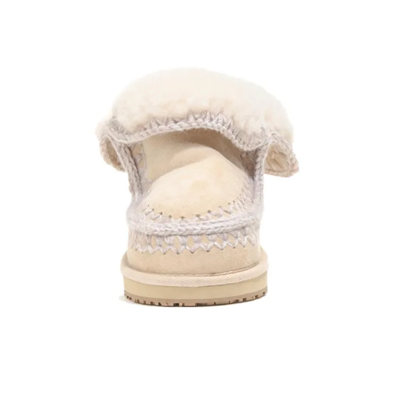 K.D.KENAZ Warm Wear Resistant Slip Resistant Snow Boots Women's Ivory-4