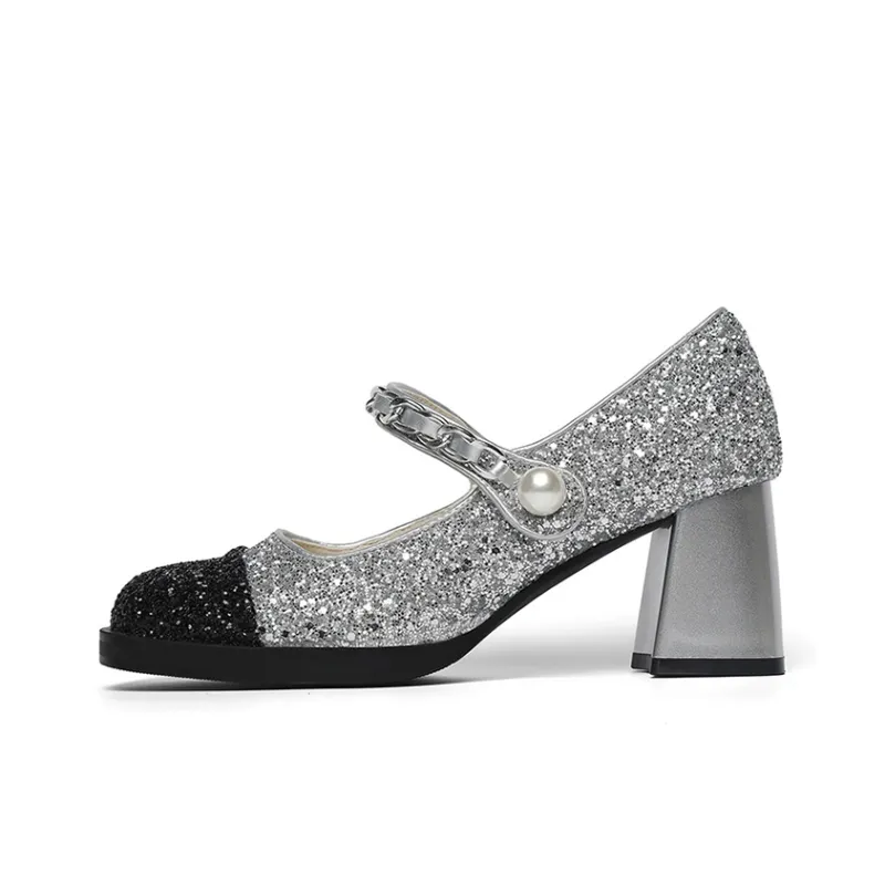 KATHRYN WILSON Chunky Heel High Heels 7cm Women's-4