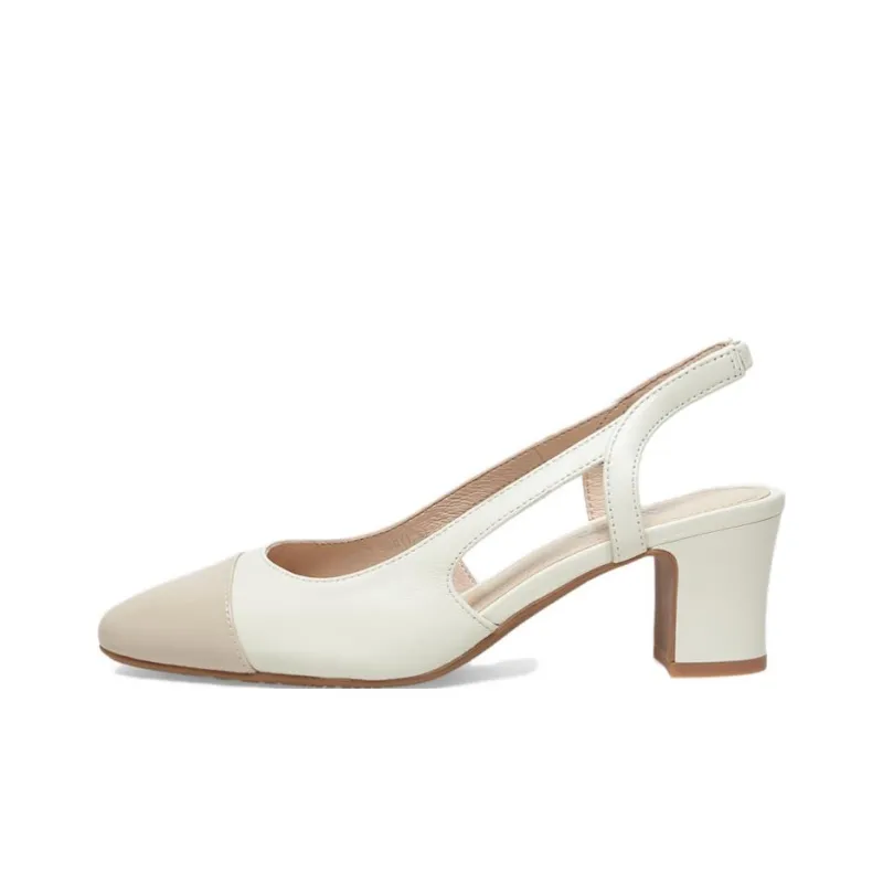 BATA Chunky Heel High Heels 6.5cm Women's-0