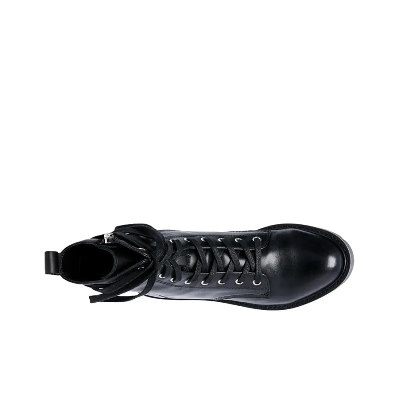 STEVE MADDEN Short Martin Boot Women's Black-3