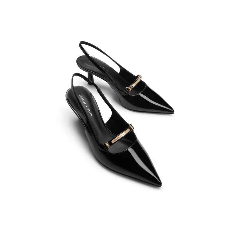 CHARLES&KEITH Slim Heel High Heel Sandal 6.3cm Women's-5