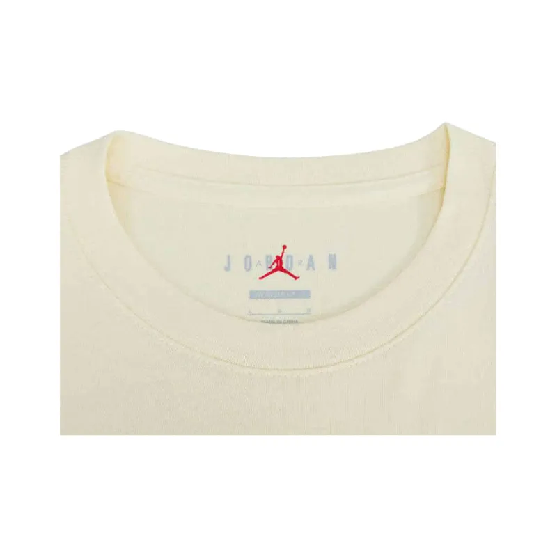 Jordan T Shirts Men Beige-3