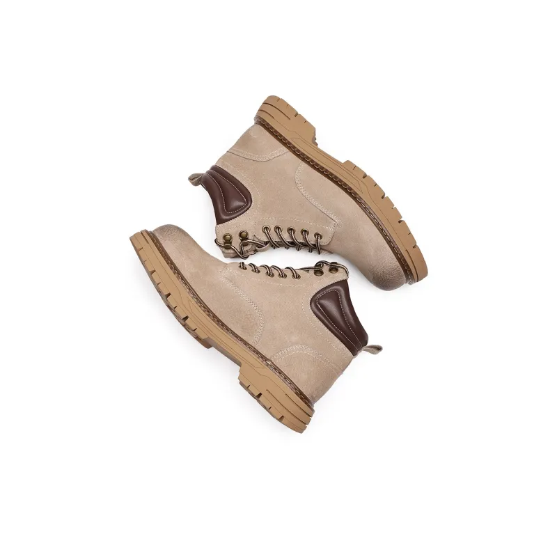 FAPAI Martin Boots Men Brown Yellow/Khaki-7