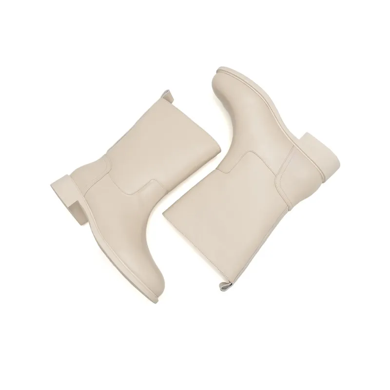 EBLAN Ankle Boots Women's Beige-3