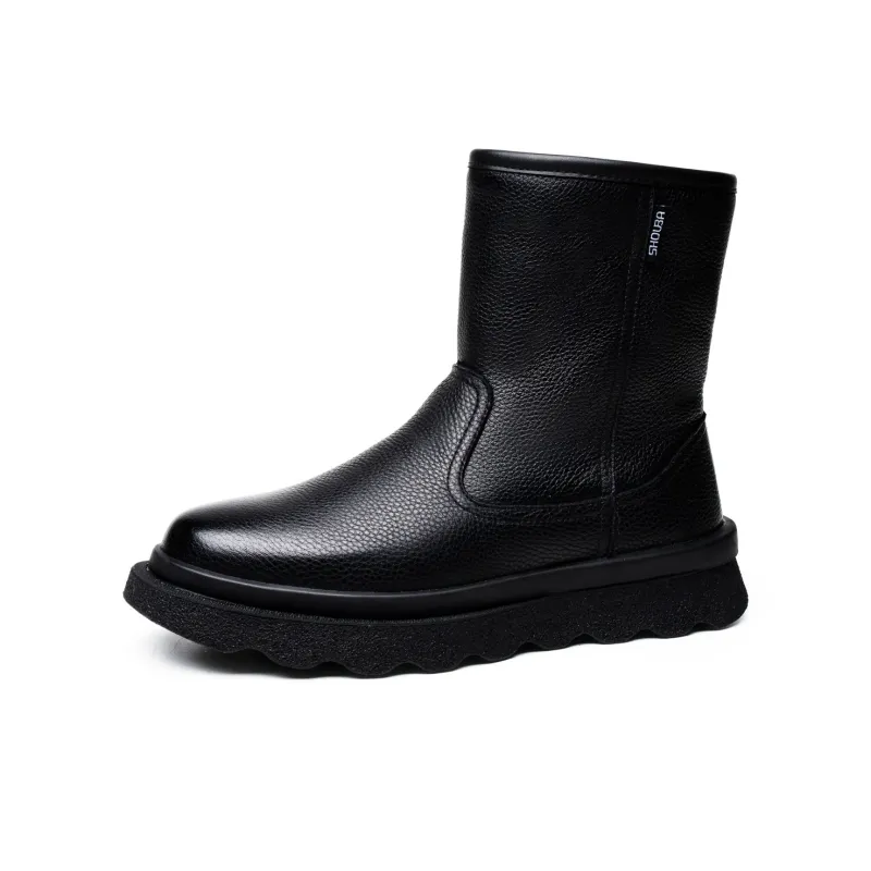 YEDANI Ankle Boots Men Black-1