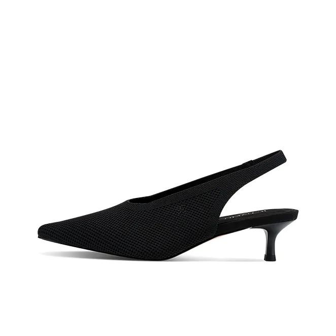 JC DAMO Flared Heel High Heels Women's-15