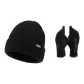Black Hats & Caps+Black Gloves