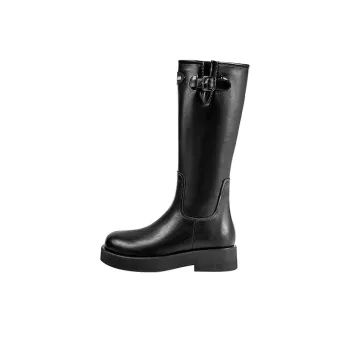 MALEMONKEY Knee high Boots Women's Black