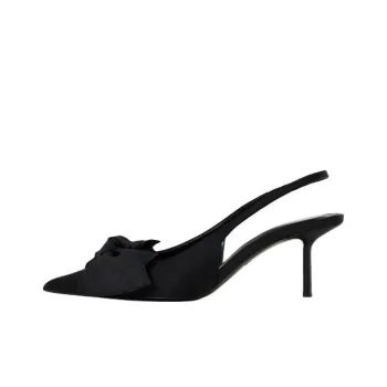 ZARA Slim Heel High Heels 8cm Women's Black