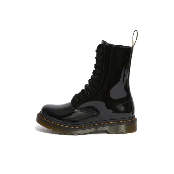 Dr.Martens 1490 Patent Lamper Boots Black Women's