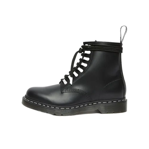 Dr.Martens 1460 Contrast Hardware Leather Lace Up Boots 'Black' Women's