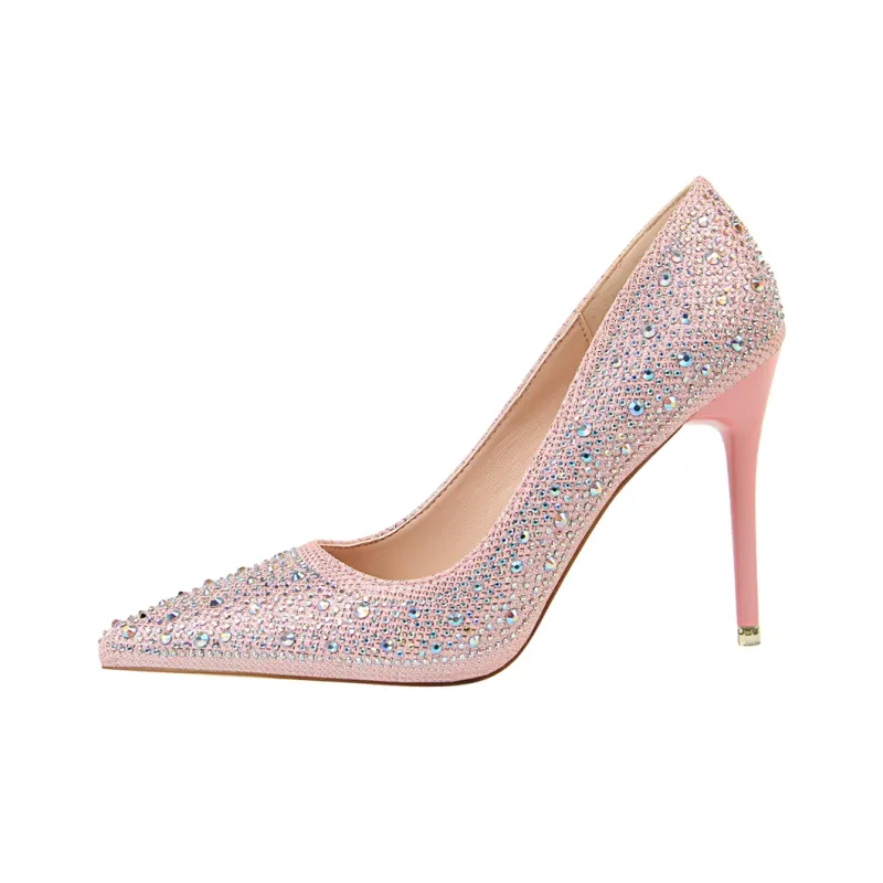 QITUMAUL Slim Heel High Heels Women's-20
