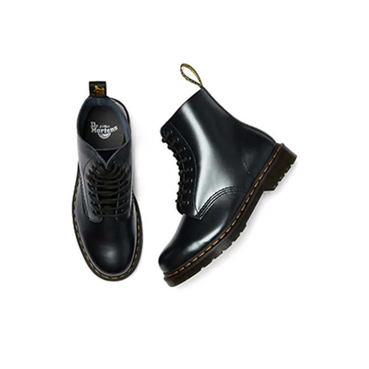 Dr.Martens 1460 Pascal Chroma 8 Martin Boots Couple Style Silver Black-2