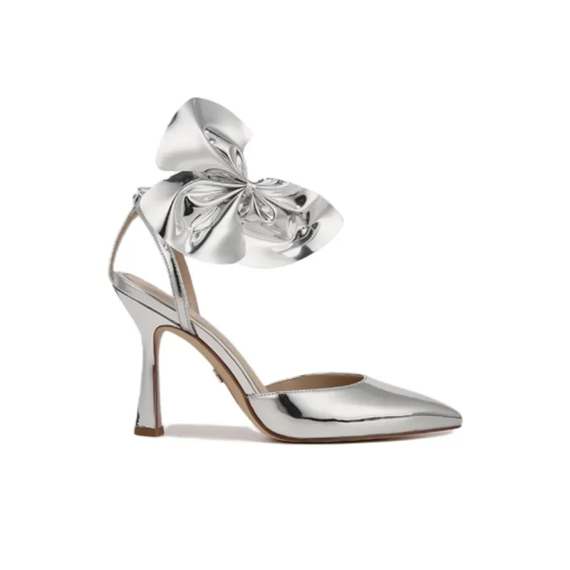 SAM EDELMAN Slim Heel High Heels 9.5cm Women's Silver-1