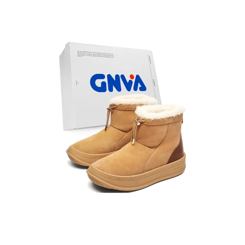 GNVA Snow Boots Unisex Chestnut/Black/Khaki-8