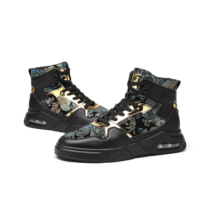 Babinda Ankle Boots 4cm Men's Black-3