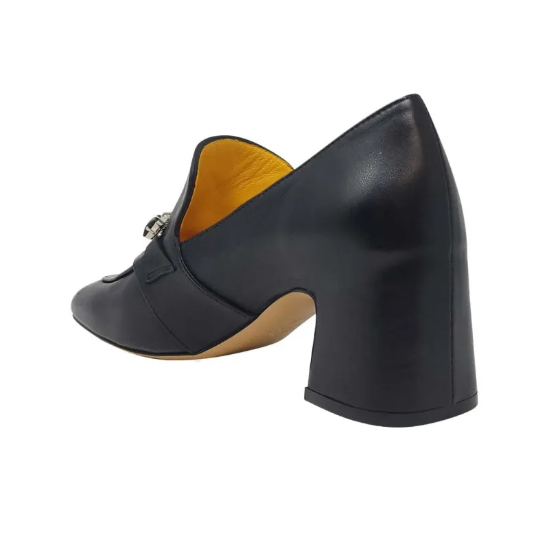 MADISON MAISON Chunky Heel High Heels 6.5cm Women's Black-2
