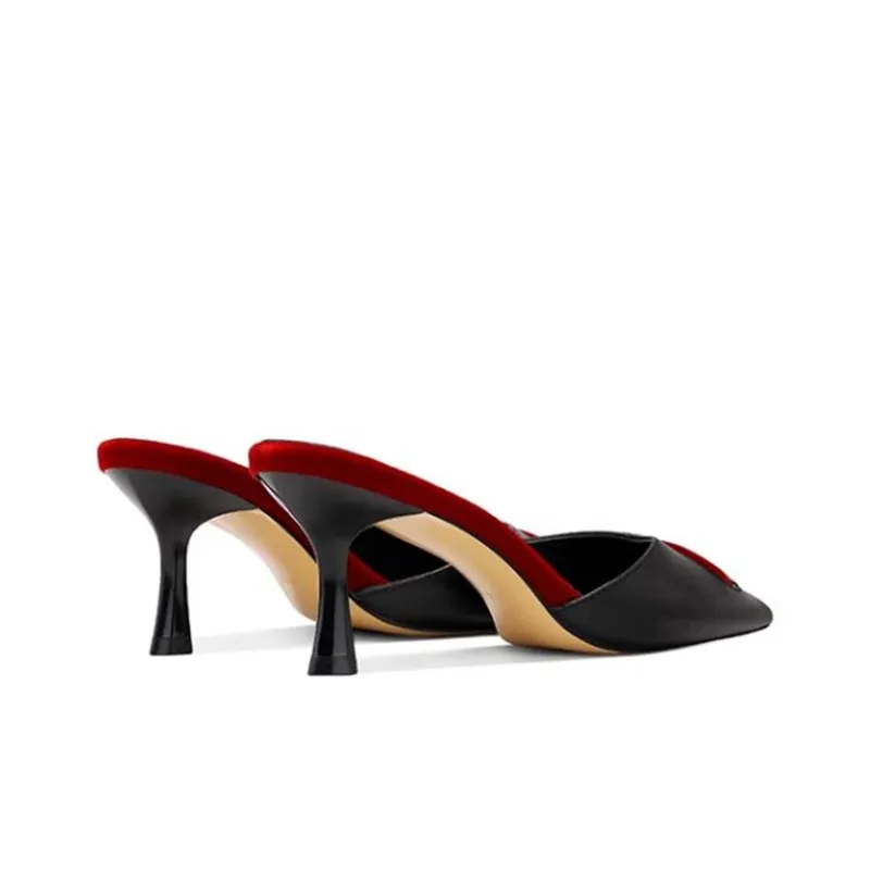 JESSICA SOPHIA Slim Heel High Heels 6cm Women's Black-3