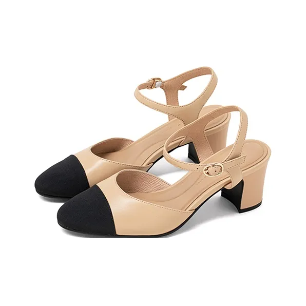 COMELY Chunky Heel High Heels 6cm Women's-6