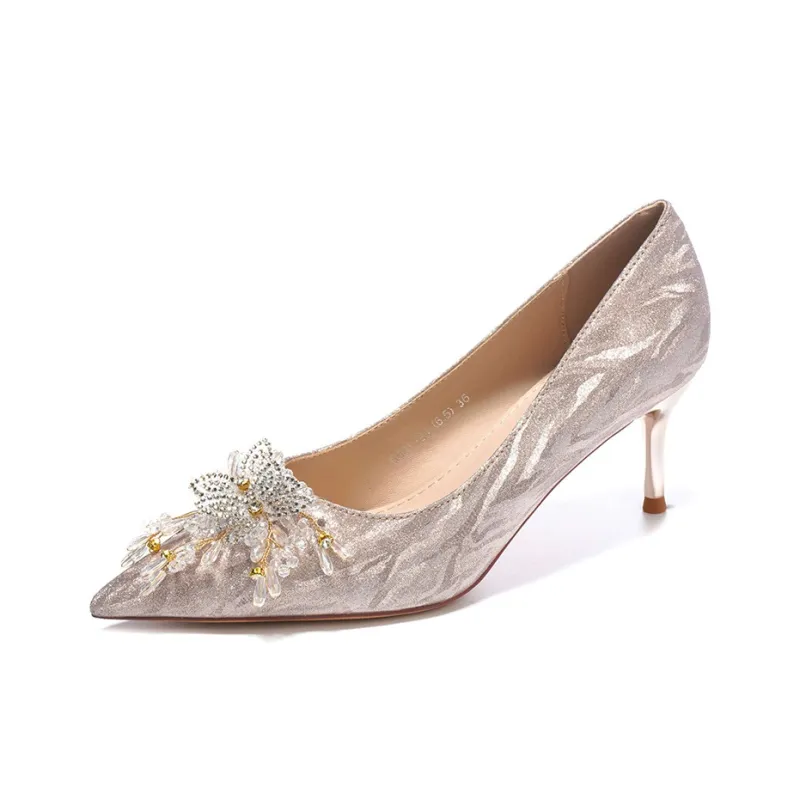 KATHRYN WILSON Slim Heel High Heels 6.5CM Women's-6