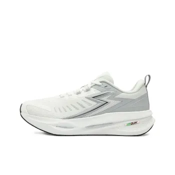 361° Float Wear Resistant Slip Resistant Low Top Casual Running Shoes Men's White Gray