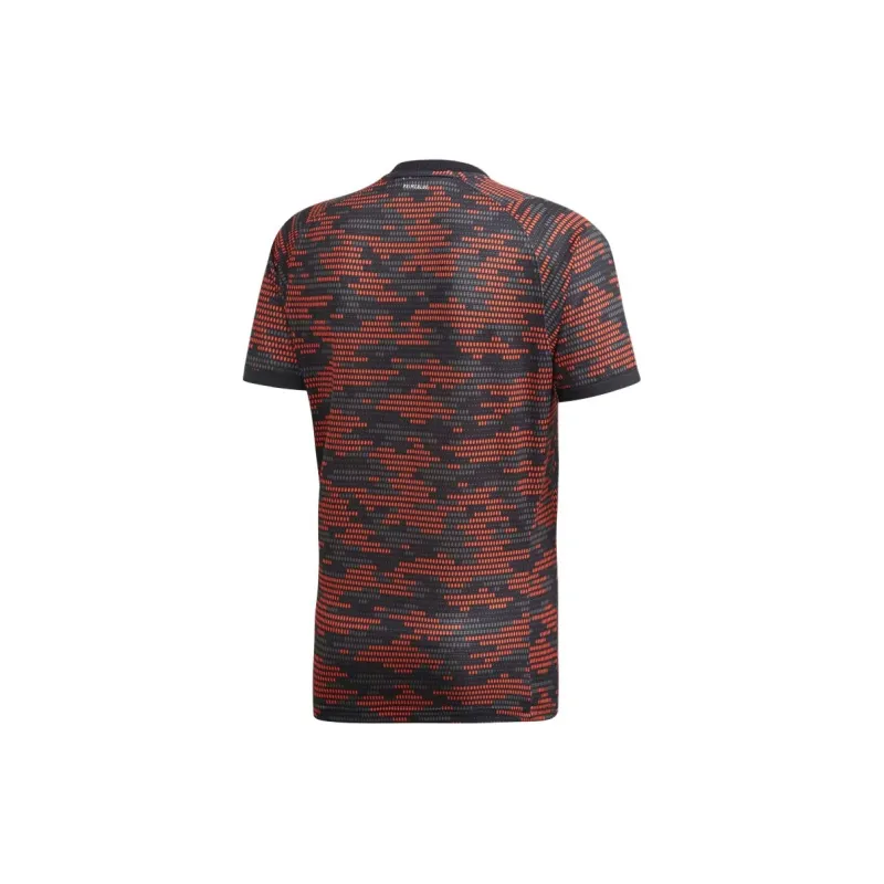 Adidas T Shirt Men's Gray/Black/Orange-1
