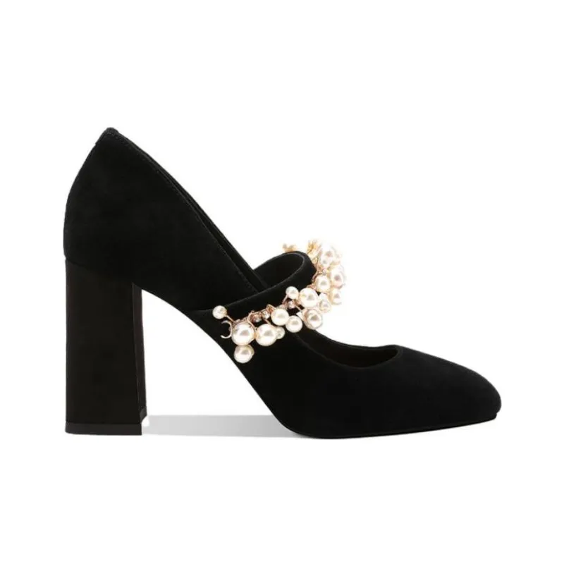 Princess & Isabel Chunky Heel High Heels 8.5cm Women's-1