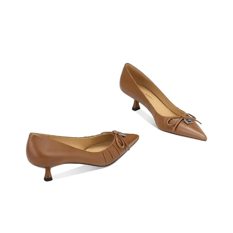JESSICA SOPHIA Slim Heel High Heels 3.5cm Women's-4