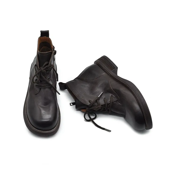 ARTMU Ankle Boots Women's Brown-8