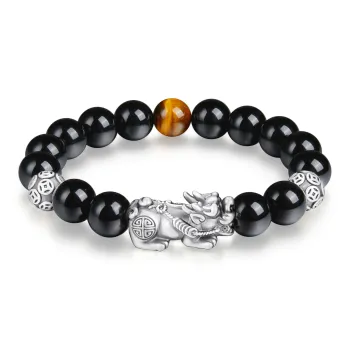 ZSY Obsidian Jade Bracelets Men's