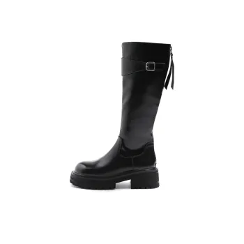MIS. DANNY Knee high Boots 5.5CM Women's Black
