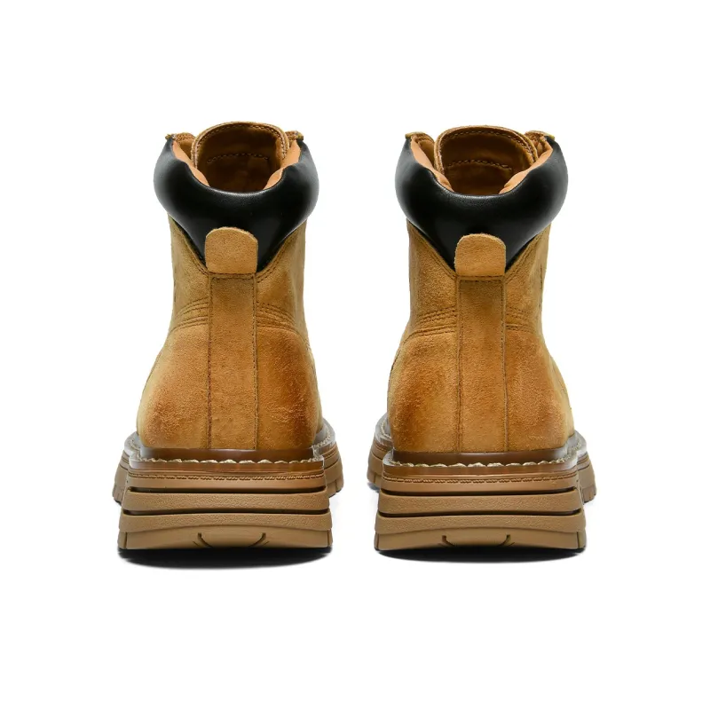 Lee Yellow Boots Vintage Trendy Martin Boot Men's-3