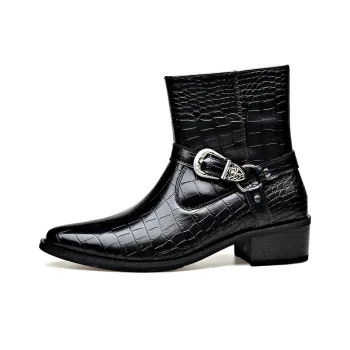 LUOMAIKE Ankle Boots Men's Black