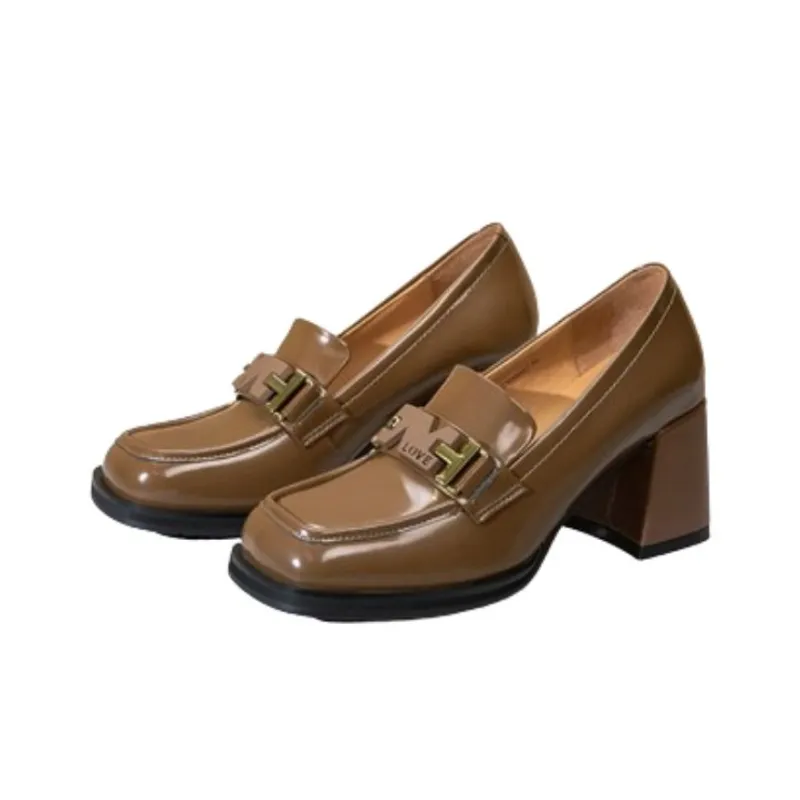 Satchi Chunky Heel High Heels 7.5cm Women's-3