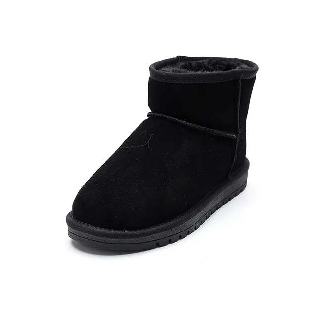 PAUL FRANK Short Snow Boots Unisex Black-1